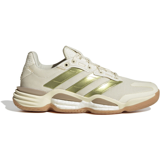 Avis et Test Complet : Chaussures Handball Adidas Stabil 16 Femme Blanc Or